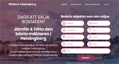 Desktop Screenshot of maklarehelsingborg.com